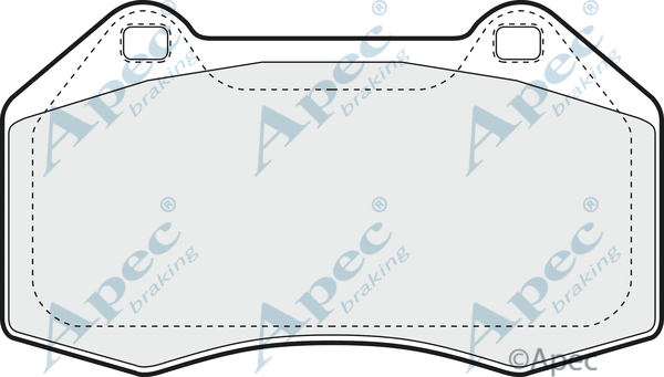 Brake Pad Set, disc brake (PAD1416)