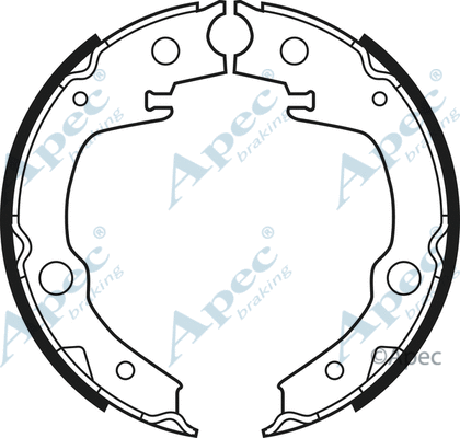 Brake Shoe Set, parking brake (SHU677)
