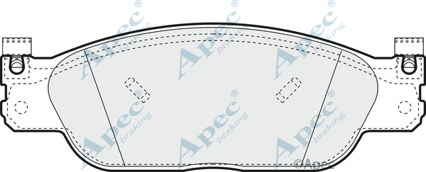 Brake Pad Set, disc brake (PAD1132)