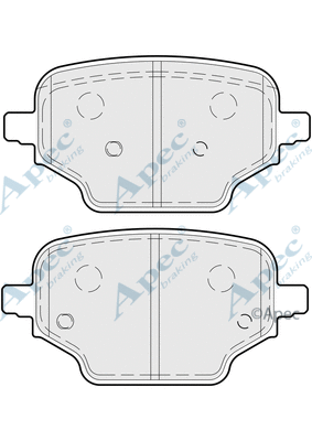 Brake Pad Set, disc brake (PAD2281)