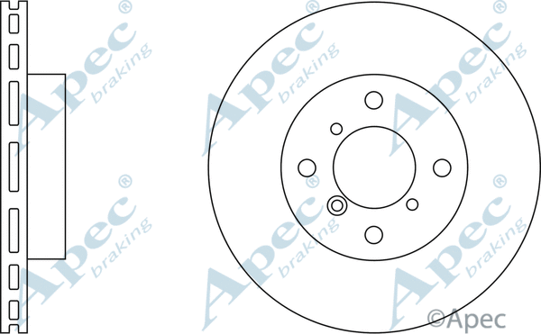 Brake Disc (DSK2073)