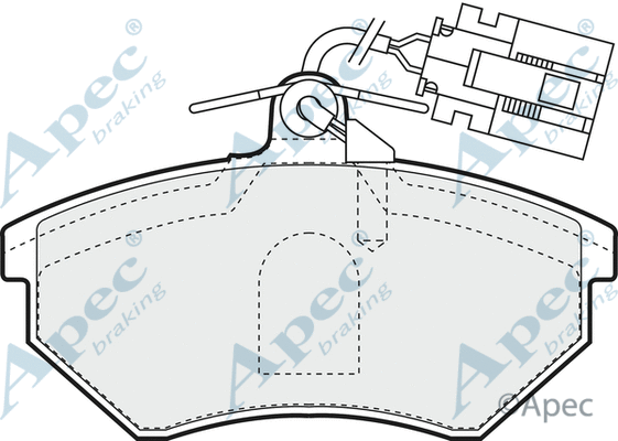 Brake Pad Set, disc brake (PAD829)
