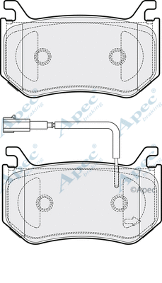 Brake Pad Set, disc brake (PAD2140)