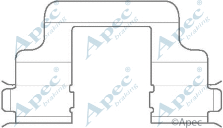 Accessory Kit, disc brake pad (KIT1130)