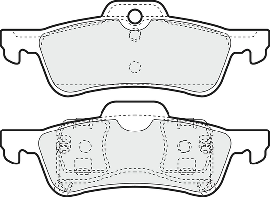 Brake Pad Set, disc brake (PD3065)