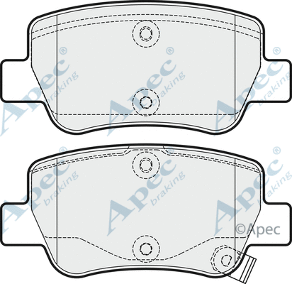 Brake Pad Set, disc brake (PAD1723)