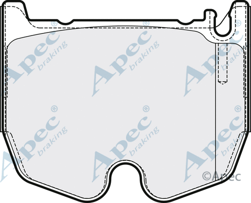 Brake Pad Set, disc brake (PAD2181)