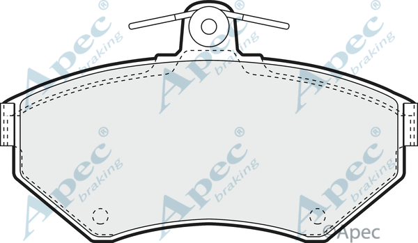 Brake Pad Set, disc brake (PAD973)