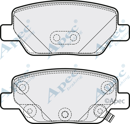 Brake Pad Set, disc brake (PAD2173)