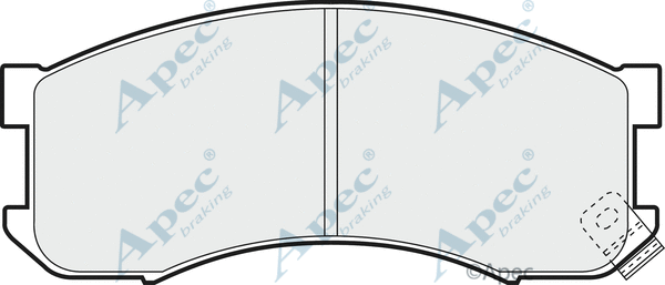 Brake Pad Set, disc brake (PAD841)