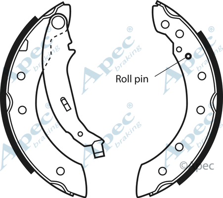Brake Shoe Set (SHU531)