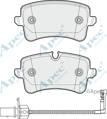 Brake Pad Set, disc brake (PAD1815)