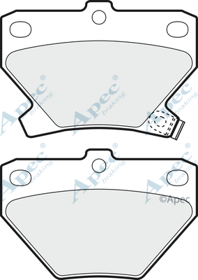 Brake Pad Set, disc brake (PAD1113)