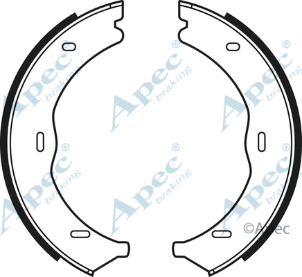 Brake Shoe Set, parking brake (SHU685)