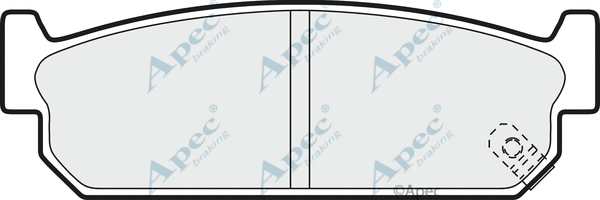 Brake Pad Set, disc brake (PAD881)