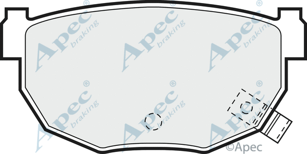 Brake Pad Set, disc brake (PAD498)