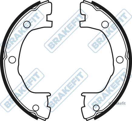 Brake Shoe Set, parking brake (BSH1083)