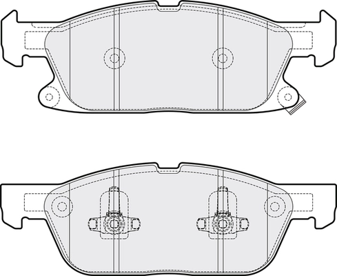 Brake Pad Set, disc brake (PD3838)