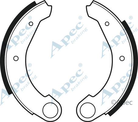 Brake Shoe Set (SHU15)