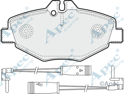 Brake Pad Set, disc brake (PAD1316)