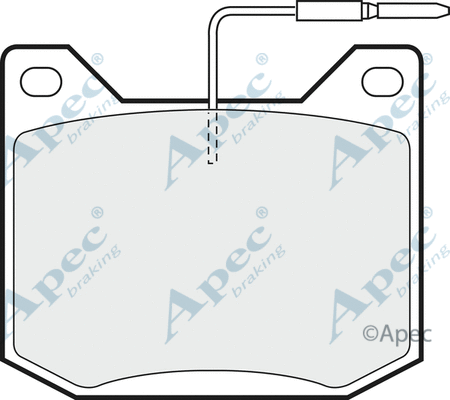 Brake Pad Set, disc brake (PAD562)
