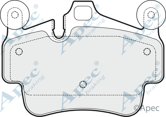 Brake Pad Set, disc brake (PAD1634)