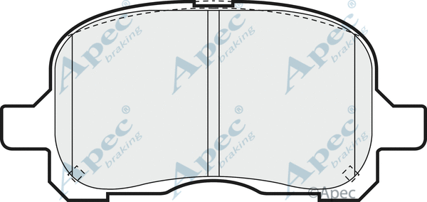 Brake Pad Set, disc brake (PAD977)