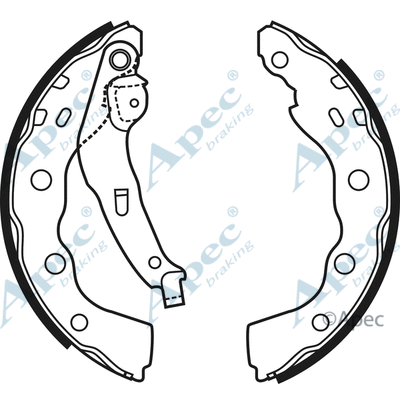 Brake Shoe Set (SHU587)