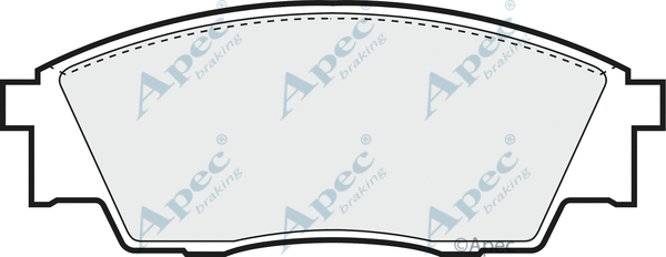 Brake Pad Set, disc brake (PAD731)