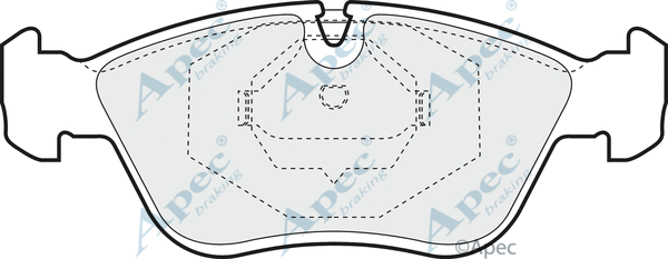 Brake Pad Set, disc brake (PAD813)