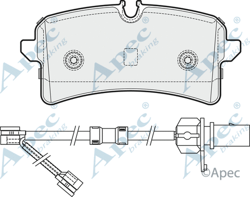 Brake Pad Set, disc brake (PAD1939)