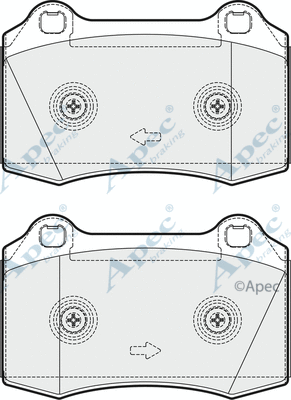 Brake Pad Set, disc brake (PAD1661)