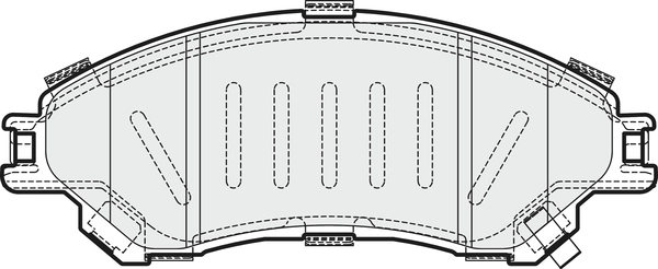 Brake Pad Set, disc brake (PD3755)