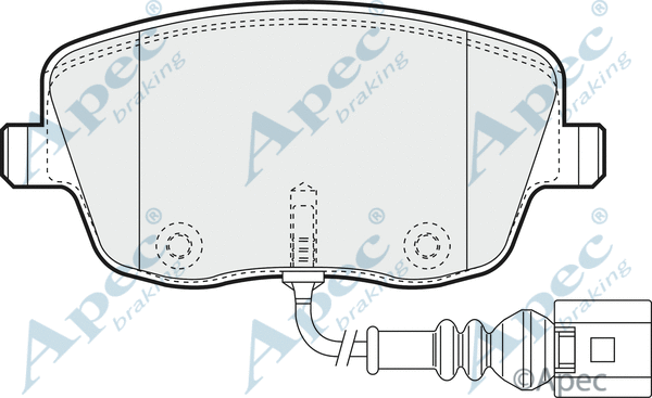 Brake Pad Set, disc brake (PAD1252)