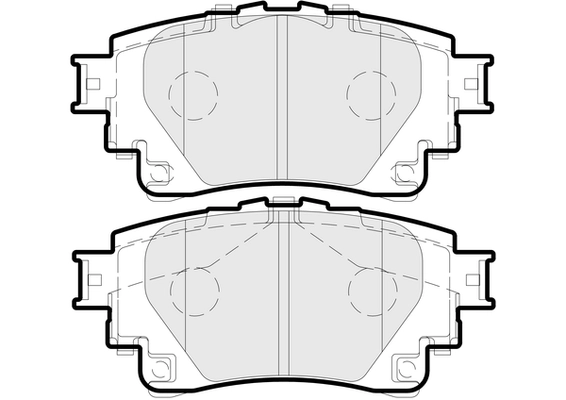Brake Pad Set, disc brake (PD3934)