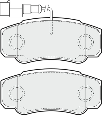 Brake Pad Set, disc brake (PD3577)