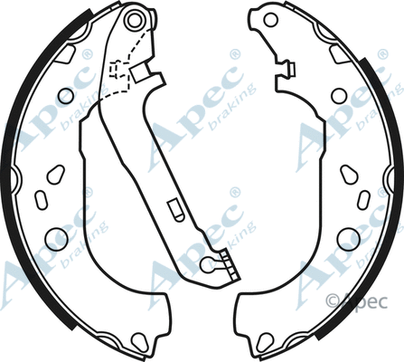 Brake Shoe Set (SHU684)