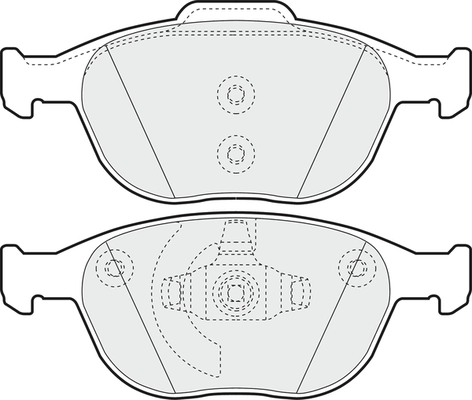 Brake Pad Set, disc brake (PD3074)