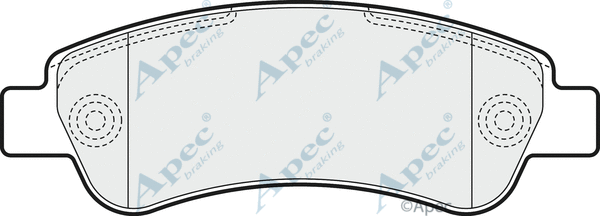 Brake Pad Set, disc brake (PAD1589)