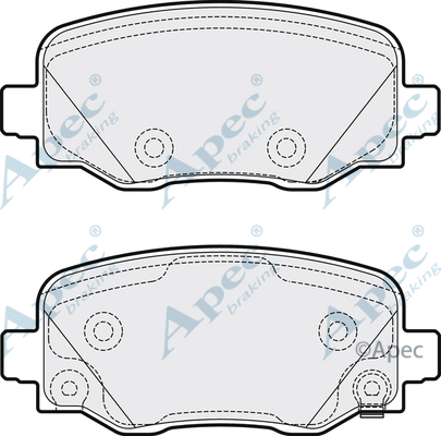 Brake Pad Set, disc brake (PAD2069)