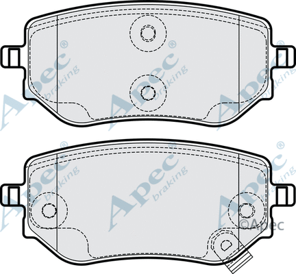 Brake Pad Set, disc brake (PAD2240)