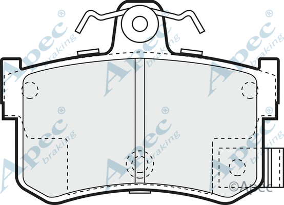 Brake Pad Set, disc brake (PAD834)