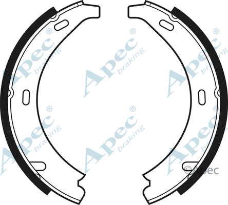 Brake Shoe Set, parking brake (SHU363)