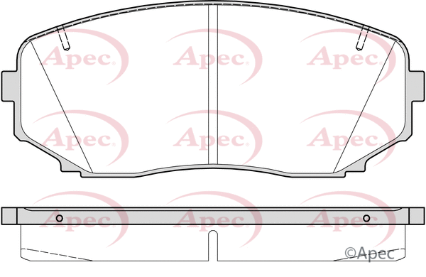Brake Pad Set, disc brake (PAD2379)