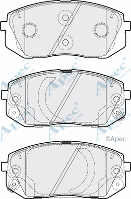 Brake Pad Set, disc brake (PAD2193)