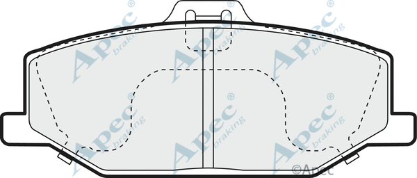 Brake Pad Set, disc brake (PAD1123)