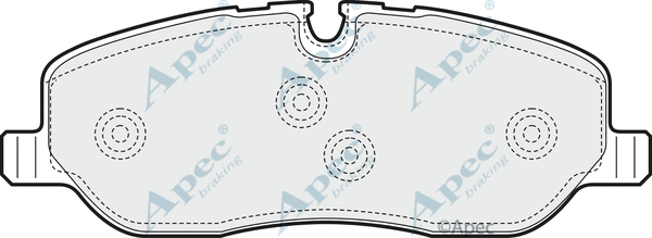 Brake Pad Set, disc brake (PAD1468)