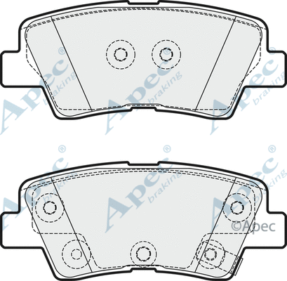 Brake Pad Set, disc brake (PAD1896)