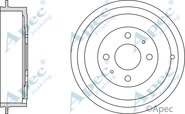 Brake Drum (DRM9157)