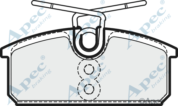 Brake Pad Set, disc brake (PAD1911)